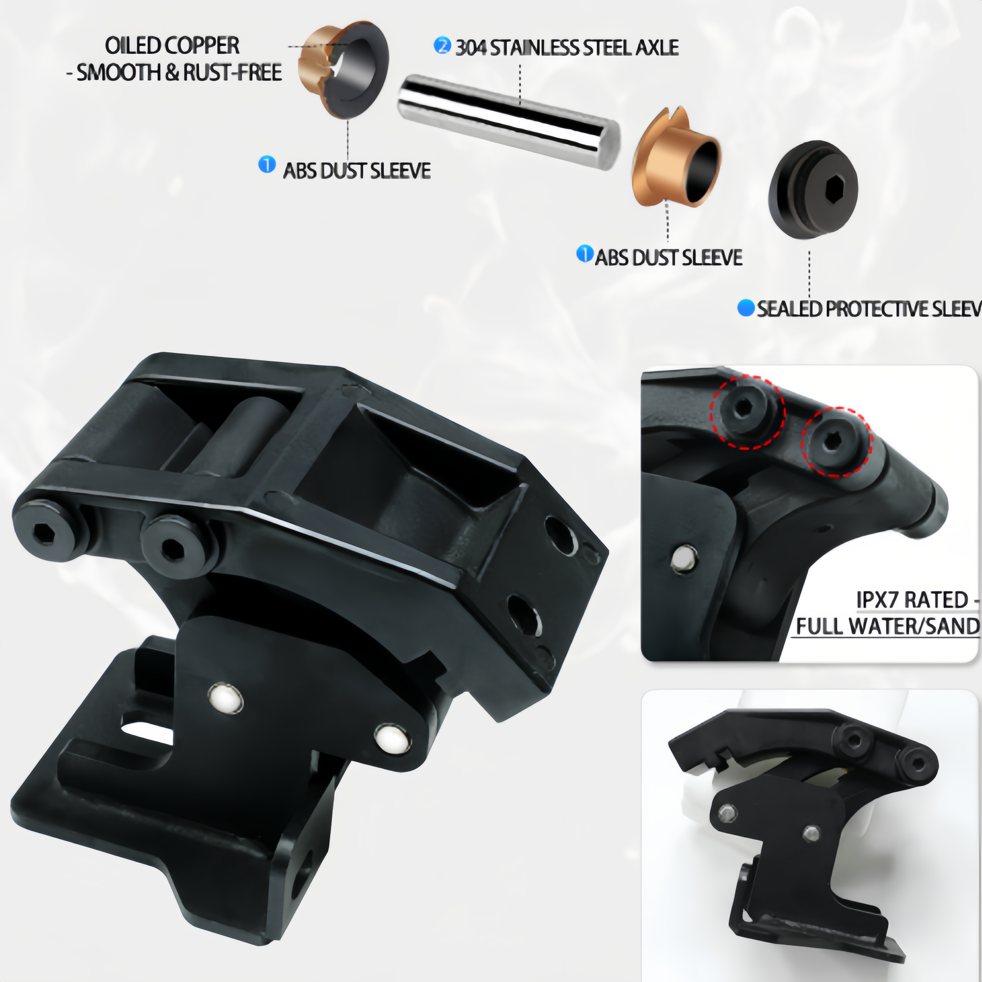 Aluminum Alloy Automatic Power Running Board with LED Colorful Lights for Land Rover Electric Side Step