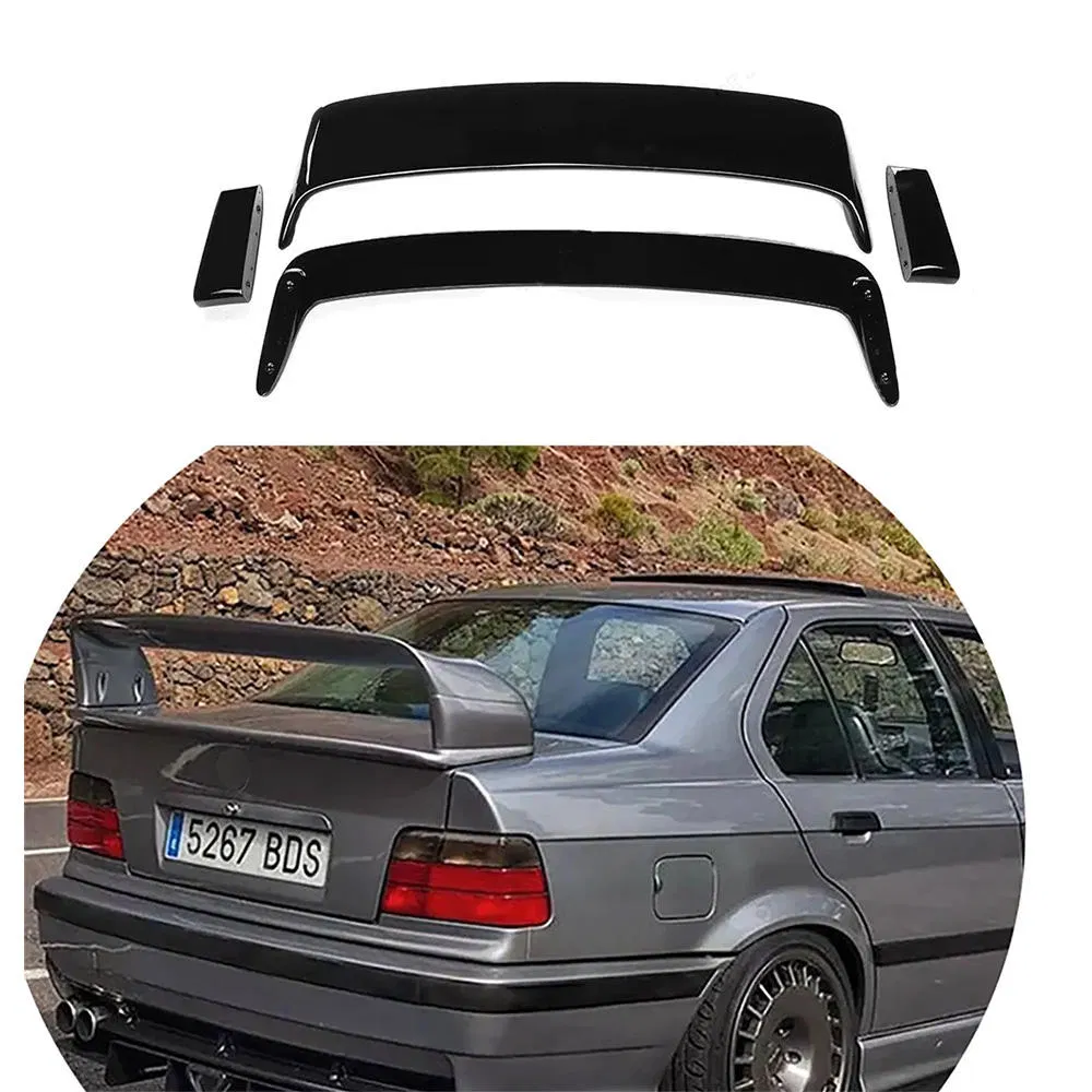 BMW 3 Series E36 91-97 Car Accessories Body Kit Trim Surround Universal Carbon Fiber Exterior M3 Gt Luggage Spoiler Rear Wing