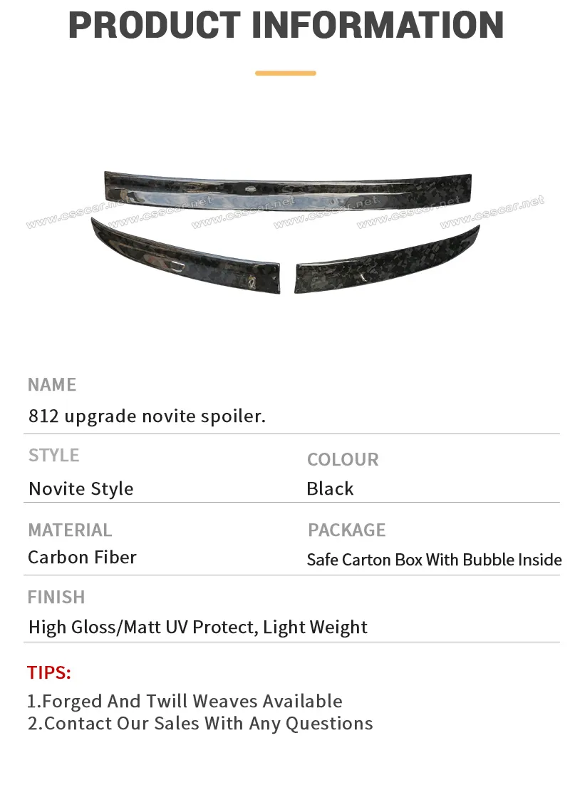 Ferrari 812 Spoiler View 3