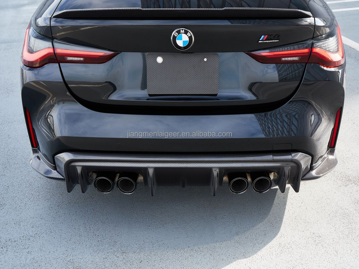 BMW G80/G82 Carbon Fiber Auto Parts Rear Bumper Diffuser for BMW G80 M3 G82 M4 3D Style Rear Bumper Diffuser Lip