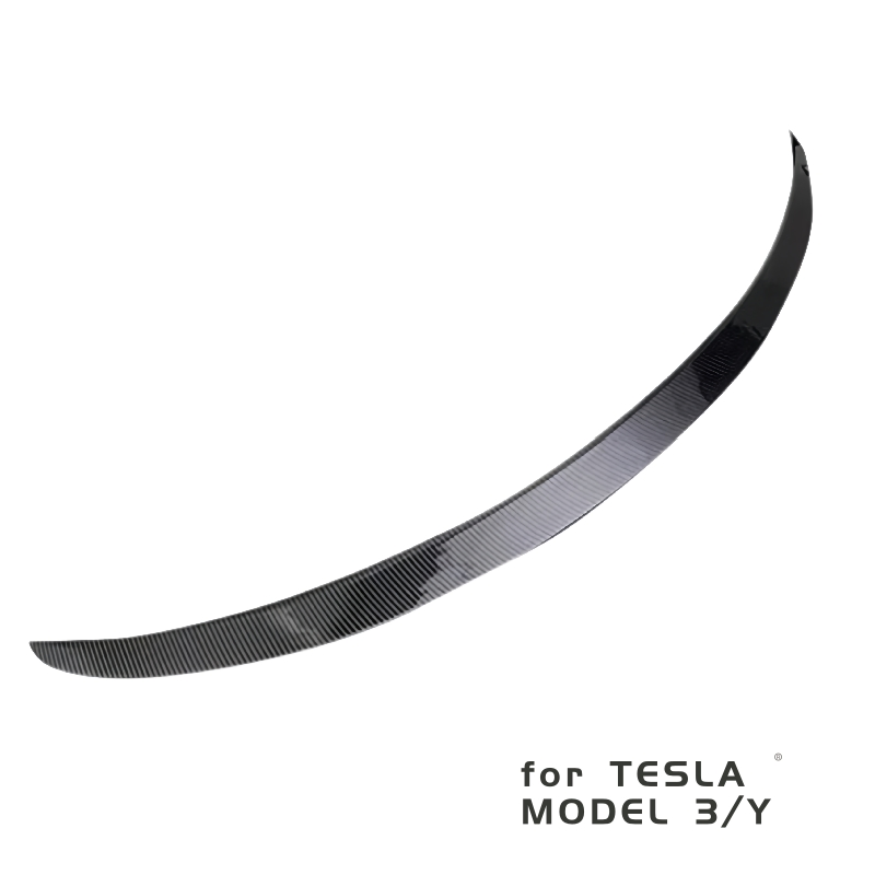 Lightweight Carbon Fiber Spoiler Wing for Tesla Model 3 and Y