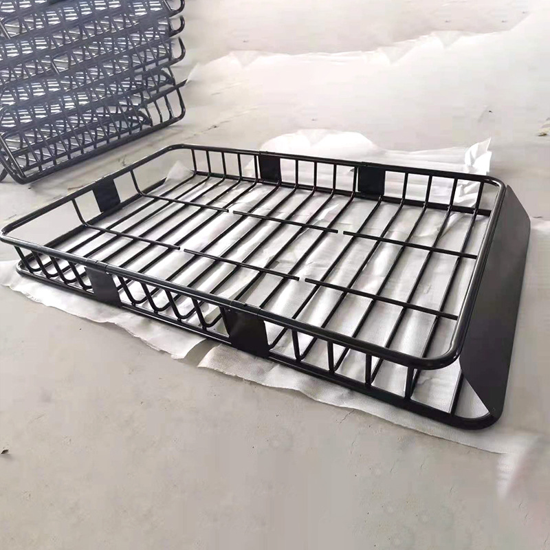Universal Black Roof Rack Cargo Basket and Luggage Carrier Rack Basket