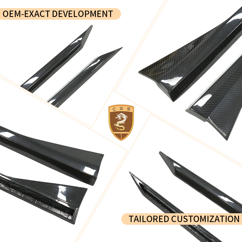Dry Carbon Fiber MP Style Car Side Skirt for BMW M5 G90