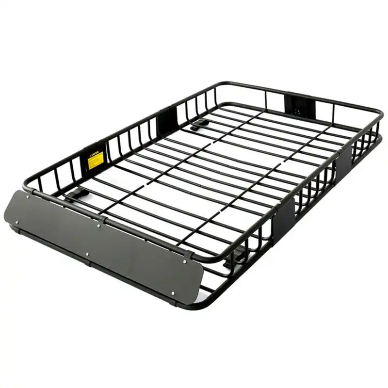 Car Roof Rack Cargo Basket with 150 Lb Capacity Top Luggage Carrier Fit for SUV Truck Cars