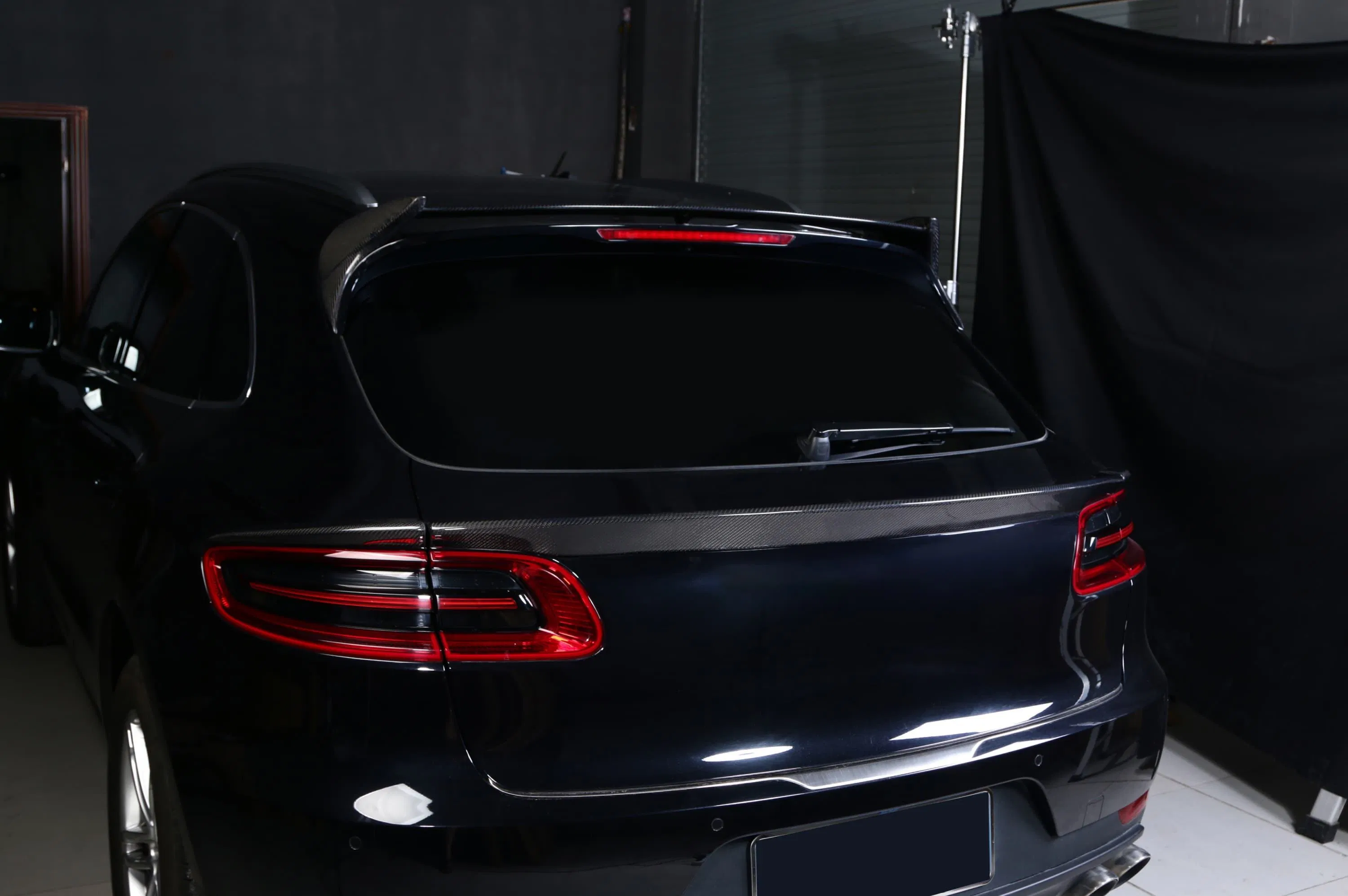 Dry Carbon Roof Spoiler Aerodynamic Exterior Wing Fit Porsche Macan 95b. 1 Car BOD Kit