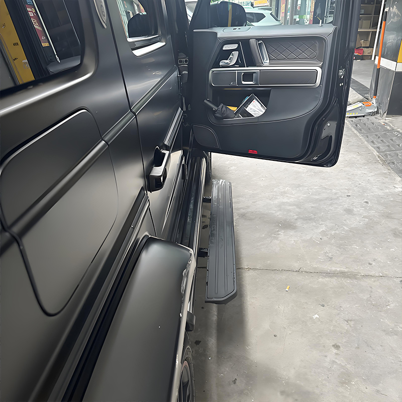 Anti-Pinch Waterproof Automatic Rotating Electric Power Side Step Running Board For Mercedes Benz G500 2019-2025