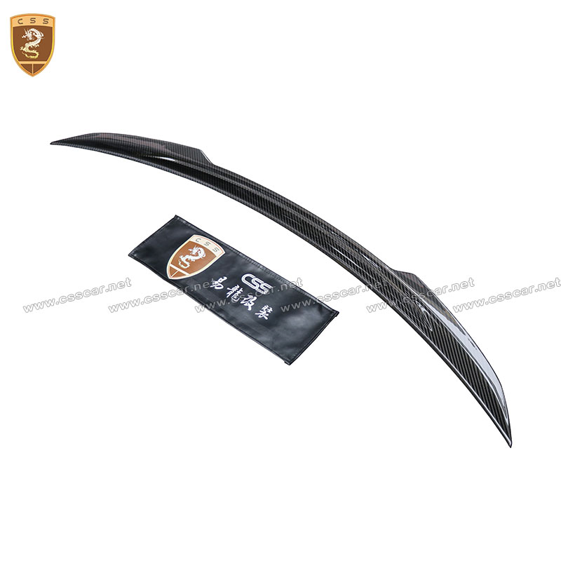 Good Quality Upgrade to X Style Dry Carbon Fiber Rear Trunk Ducktail Racing Wing Sopiler for Mercedes Bens S Class W223