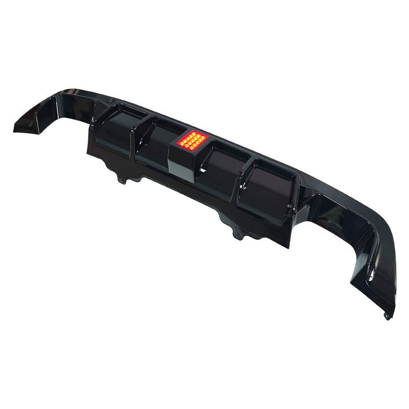 High Quality Gloss Black Carbon Fiber Look MP Rear Diffuser for 2004-2009 E60
