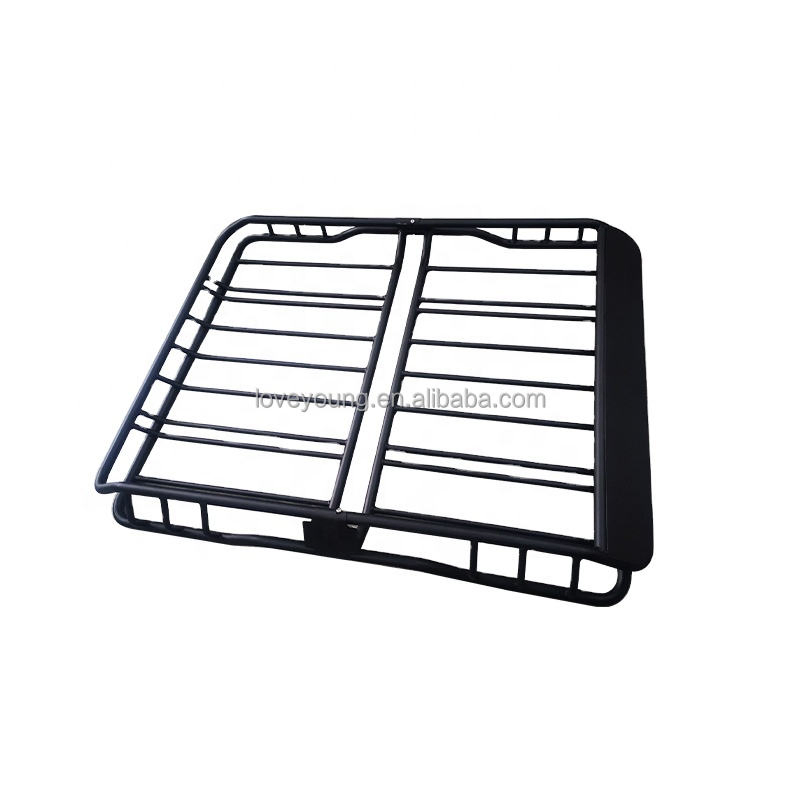 Split Type Universal Roof Luggage Rack Cargo Carrier Basket