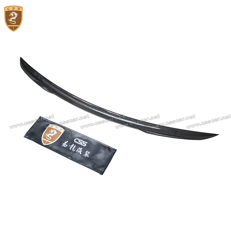 Good Quality Upgrade to X Style Dry Carbon Fiber Rear Trunk Ducktail Racing Wing Sopiler for Mercedes Bens S Class W223