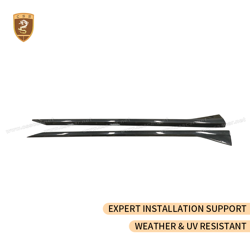 Dry Carbon Fiber MP Style Car Side Skirt for BMW M5 G90