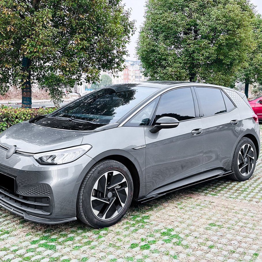 ID. 3 Gloss Black Side Skirts for VW ID. 3 2019+ Car Accessories