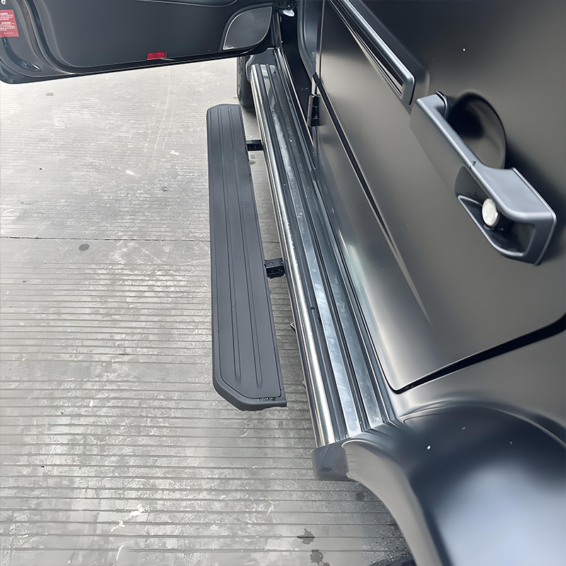 Anti-Pinch Waterproof Automatic Rotating Electric Power Side Step Running Board For Mercedes Benz G500 2019-2025