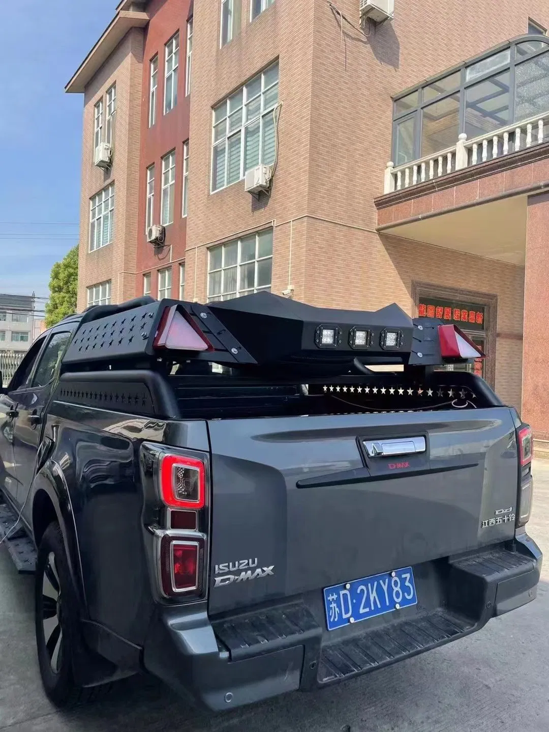 Stainless Steel Pickup Truck Back Bed Sport 4X4 Anti Roll Bar for Hilux Vigo Revo