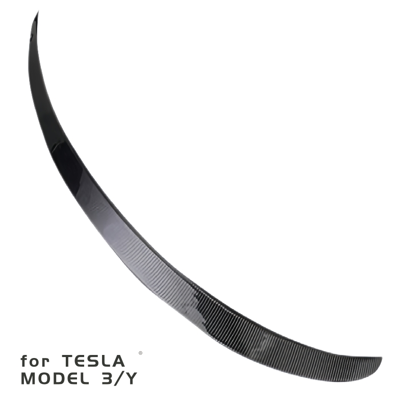 Lightweight Carbon Fiber Spoiler Wing for Tesla Model 3 and Y
