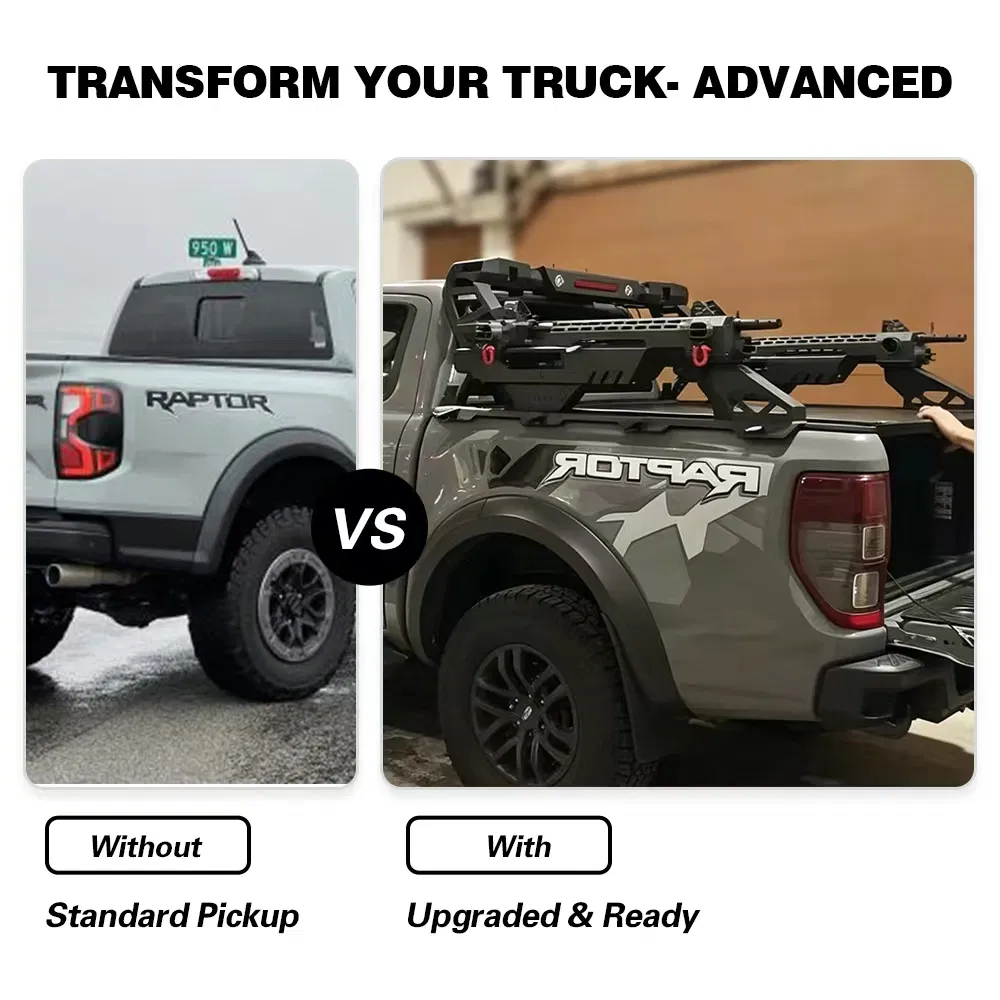 2022 2025 Ford F150 Xlt Raptor Pickup Width Adjustable Universal Steel Bed Sports Bar Truck Roll Bar