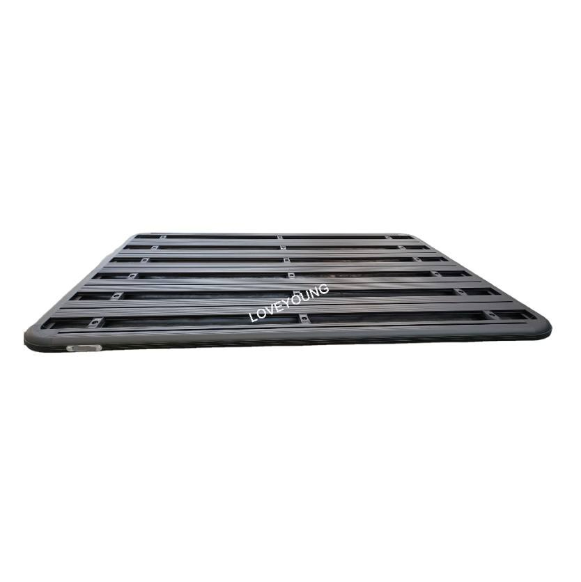 High Quality Aluminum Alloy Flat Platform Roof Rack Roof Basket with Special Bracket for Prado/Landcruiser/Patro