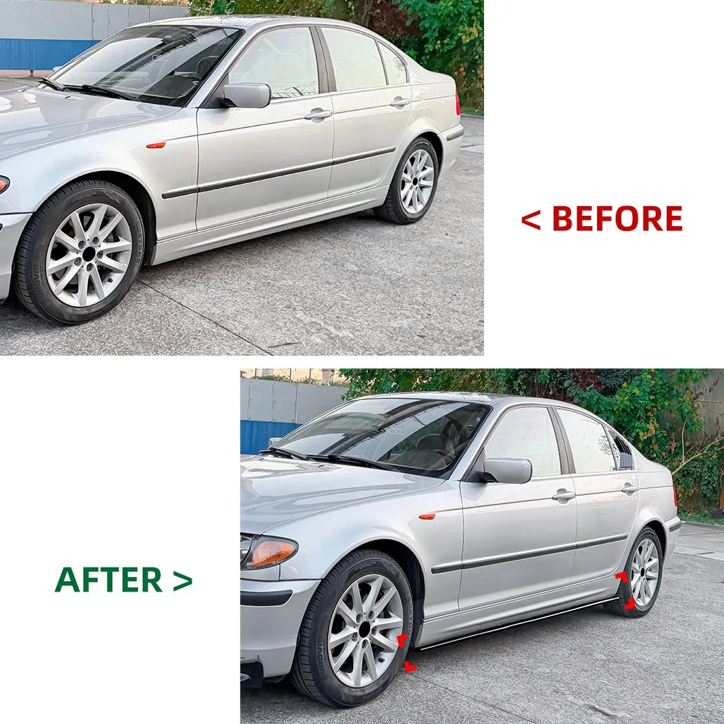 E46 Gloss Black Side Skirts for BMW 3 Series E46 M Sport 1998-2005 Car Accessories