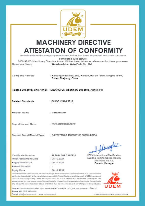 Certification Details