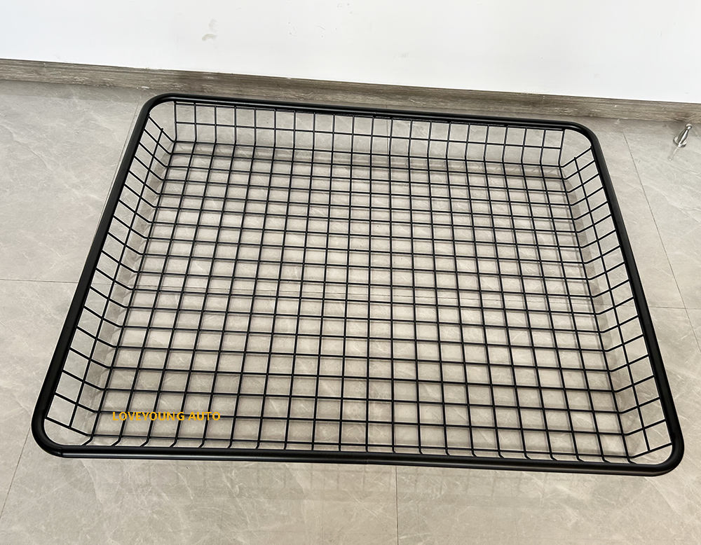 Roof Basket Steel Roof Rack Basket Car Luggage Mount Luggage Rack