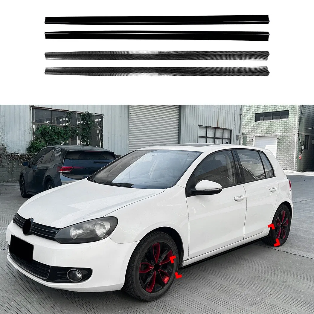Golf Mk6 Gloss Black Side Skirts for VW Golf Mk6 2008-2012 Car Accessories