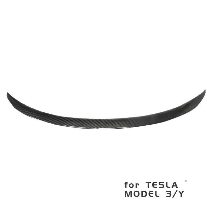 Lightweight Carbon Fiber Spoiler Wing for Tesla Model 3 and Y