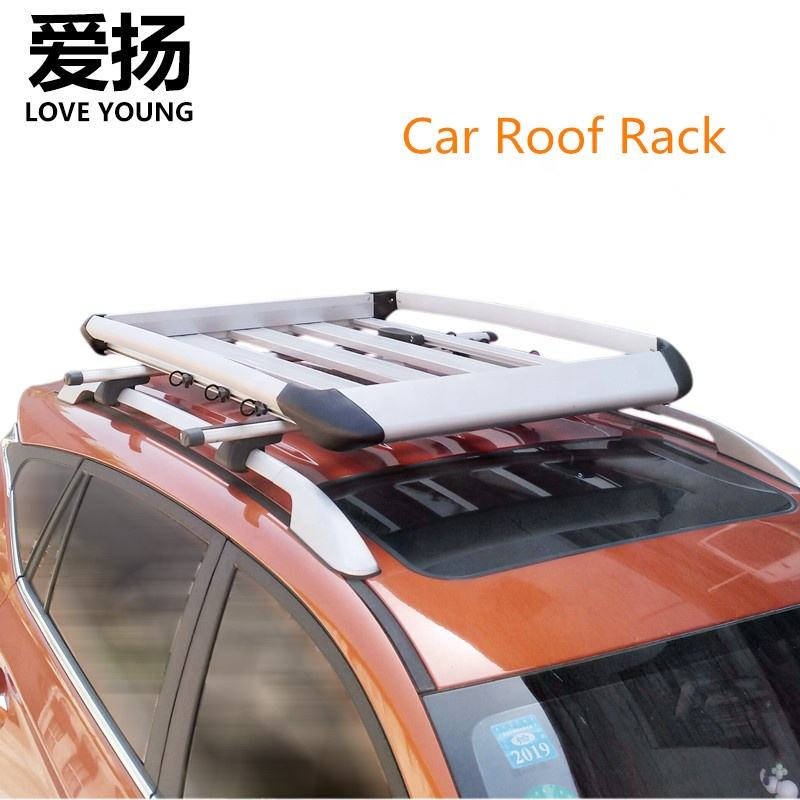 Aluminum Alloy SUV Roof Luggage Basket Cargo Rack Roof Rack Basket