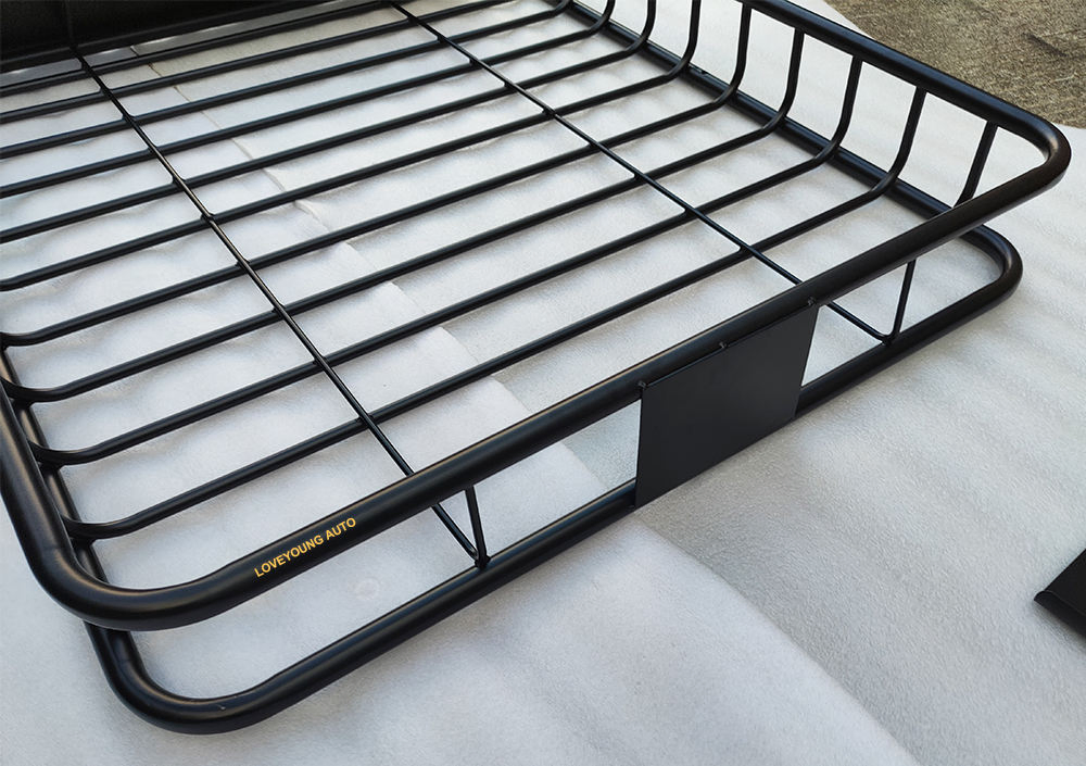 Car Roof Rack Cargo Basket with 1ookg Capacity Top Luggage Carrier Fit for SUV Truck Cars