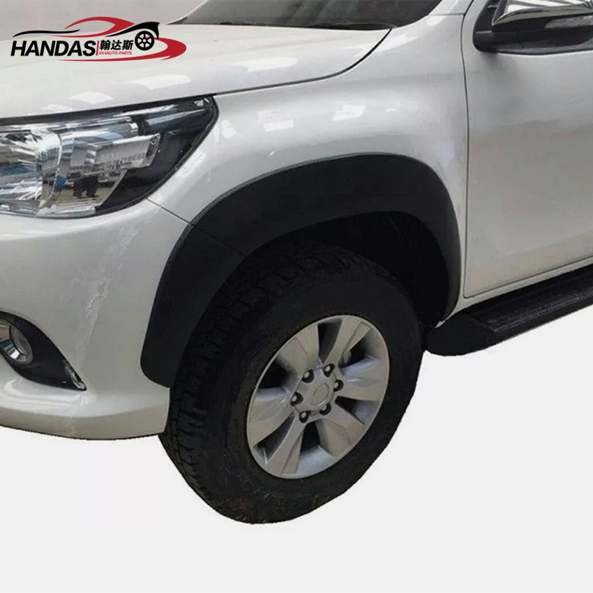Handas Factory 4X4 Auto Parts Truck Accessories Car Wheel Side Protector Fender Flares for Hilux Revo Rocco