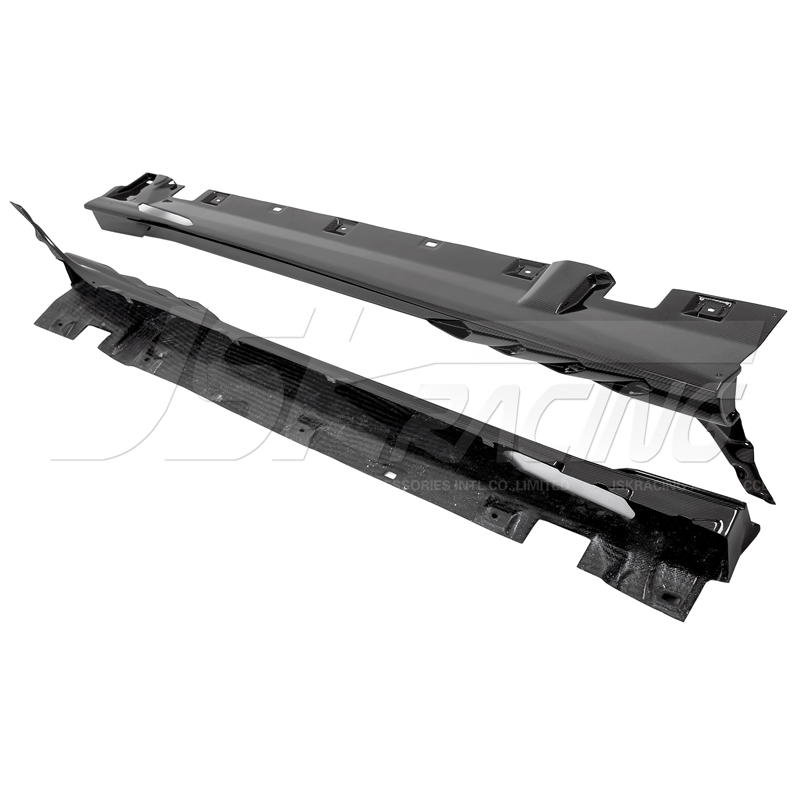 Topcar Style Dry Carbon Fiber Side Skirts for 2019-2022 Mercedes Benz Amg Gt50 Gt53 Gt63s Car Accessories Upgrade Factory Wholesale