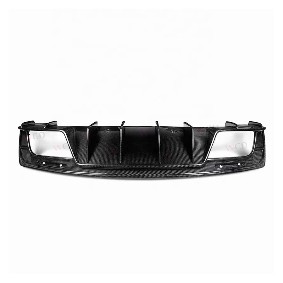 Carbon Fiber Rear Bumper Lip Diffuser for for Chevrolet Camaro ZL1 2017-2019 Rear Diffuser Spoiler Splitter Car Accessories