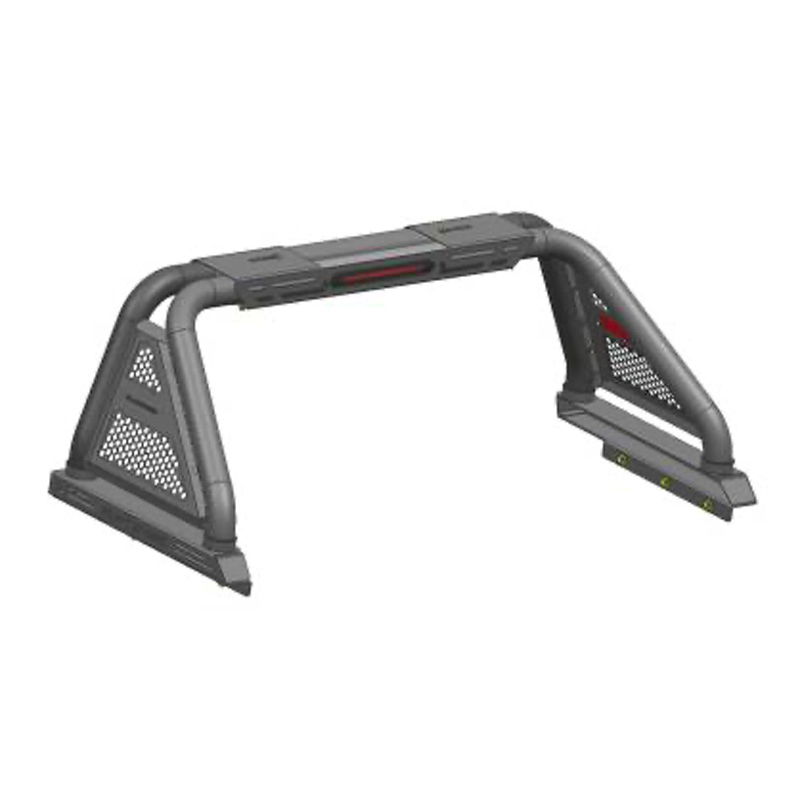 OEM Adjustable Car Pickup Truck Bed Parts Side Rails Rack Black Classic off-Road Sport Chase Roll Bar with Side Rails