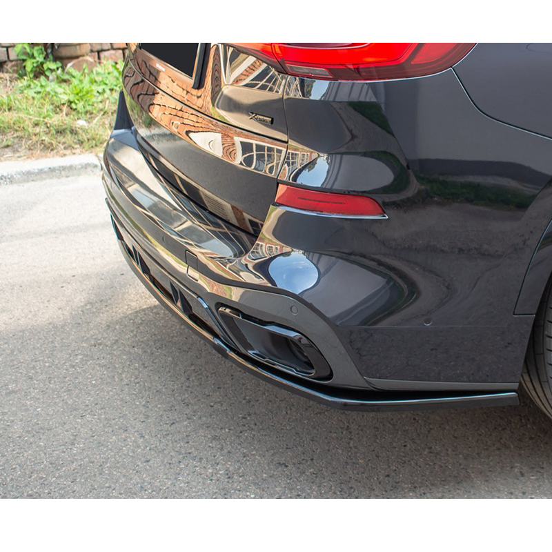Black ABS Material Rear Bumper Lip Diffuser for BMW X5 G05 2018-2023