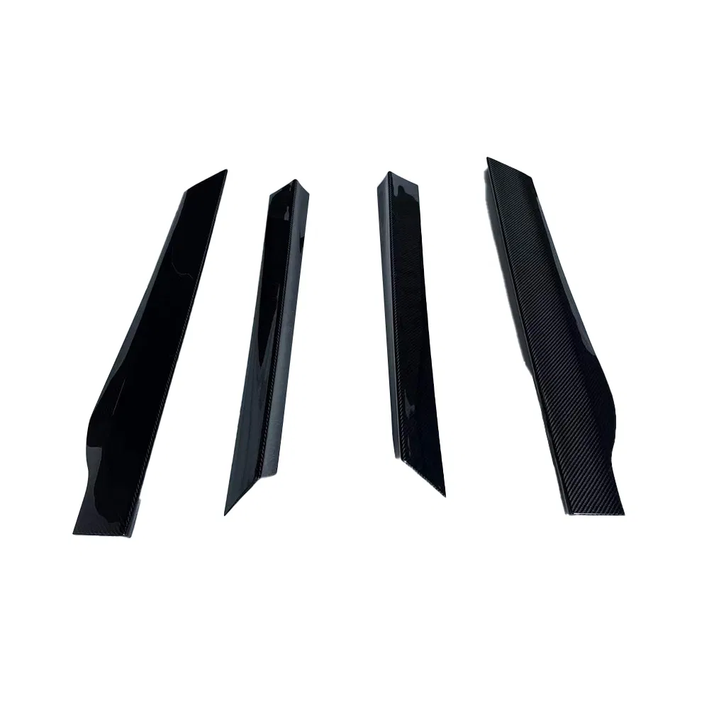Dry Carbon Fiber Novite Style Welcome Pedal Car Front Lip Rear Diffuser Side Skirts Small Body Kit for Mclaren Gt