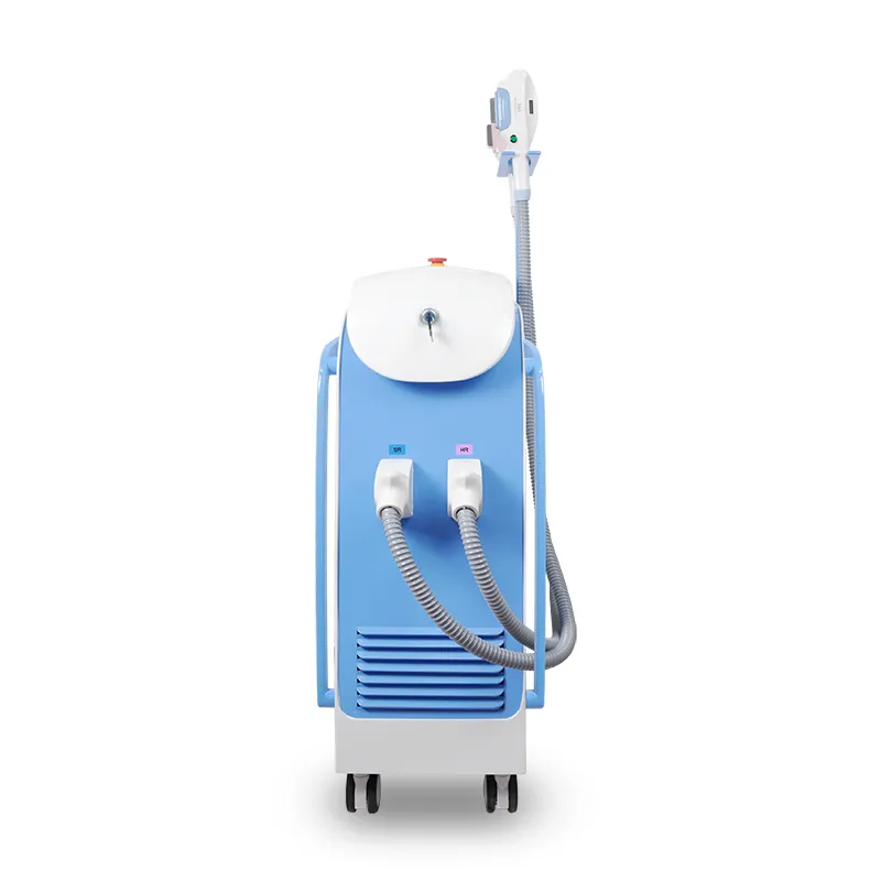 Dispositivo de Beleza Vertical, Dispositivo de Remoção de Cabelo a Laser Elétrico e Magnético Indolor, Dispositivo de Beleza para Remoção de Cabelo a Laser nas Cores Azul e Branco