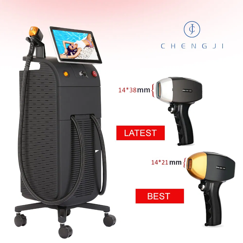 Aparelho Depilador a Laser Portátil Utilização Comercial Aparelho para Corpo e Axilas Depilador Epilador com Resfriamento a Gelo Dispositivo de Remoção de Pelos