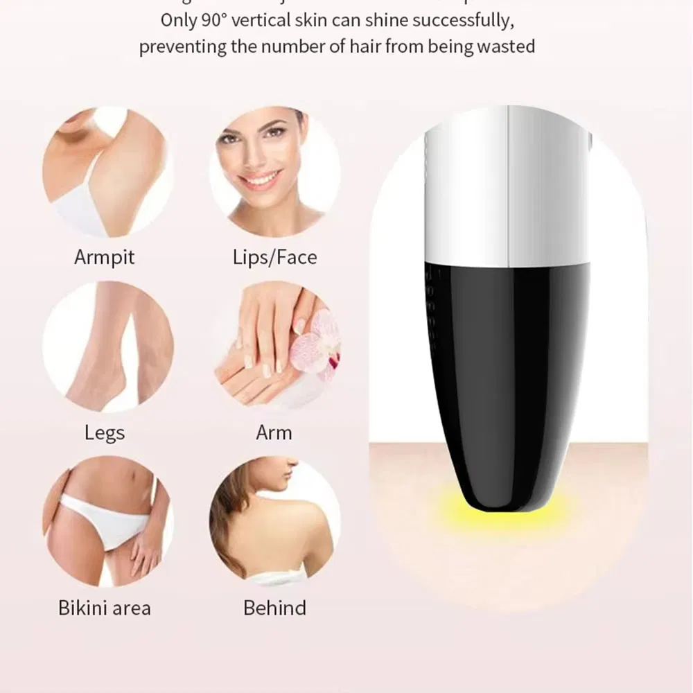 Melhor Vendedor Nova Tecnologia Permanente Logotipo Dispositivo Portátil Atualizado Remoção de Cabelo