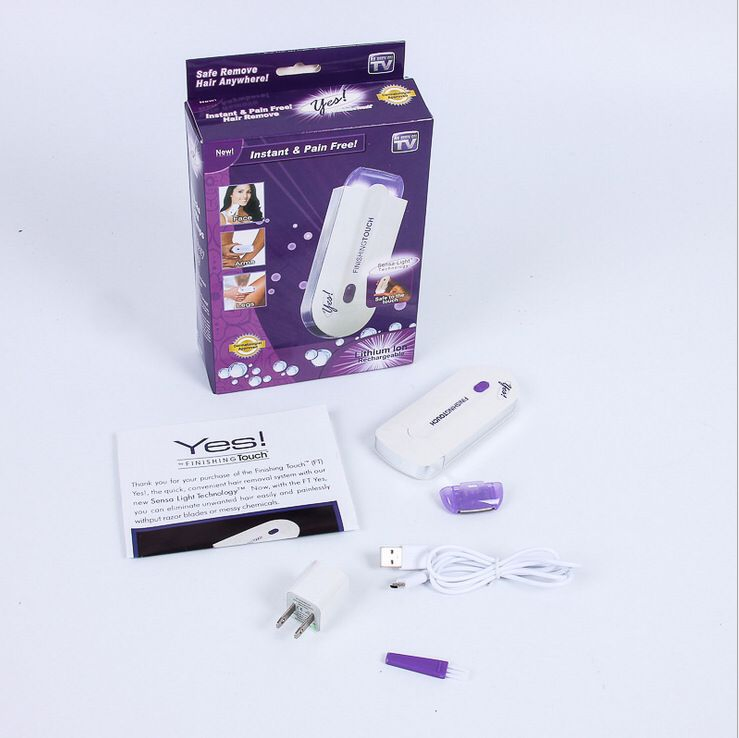Epilador facial portátil personalizado para mulheres, epilador para partes íntimas