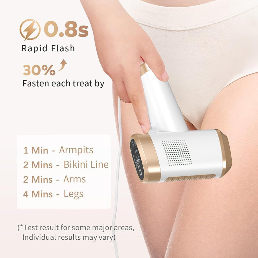 Portable Ice Hair Reduction Laser Hair Removal Beauty Device at-Home