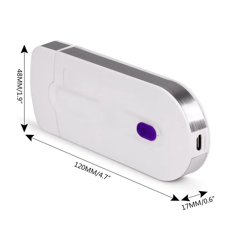 Epilador facial portátil personalizado para mulheres, epilador para partes íntimas