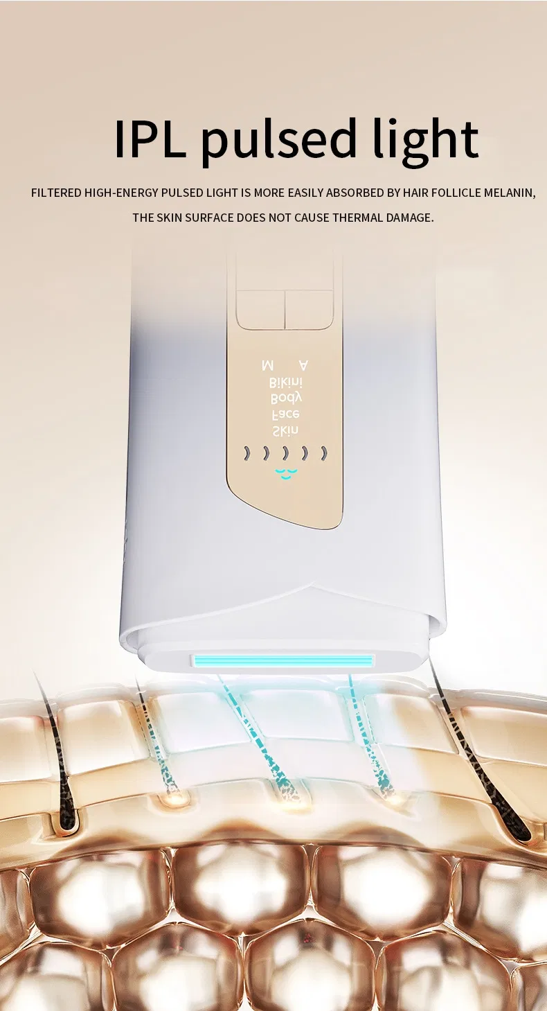 Mini Ice Cooling Safe Depiladora Laser Hair Removal Gentle Skin Beauty Device