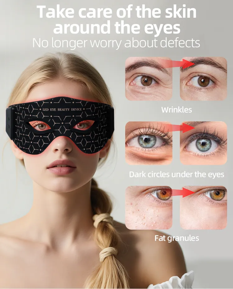Dispositivo de Máscara Facial para Terapia de Luz Vermelha LED