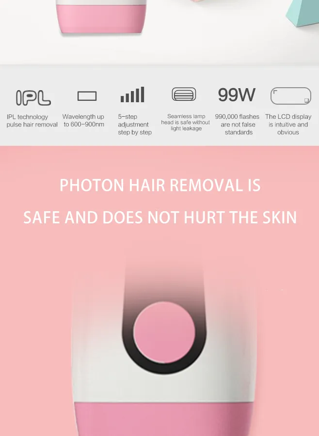 Melhor Dispositivo de Remoção de Cabelo Dispositivo de Limpeza Facial Remoção de Cabelo Indolor