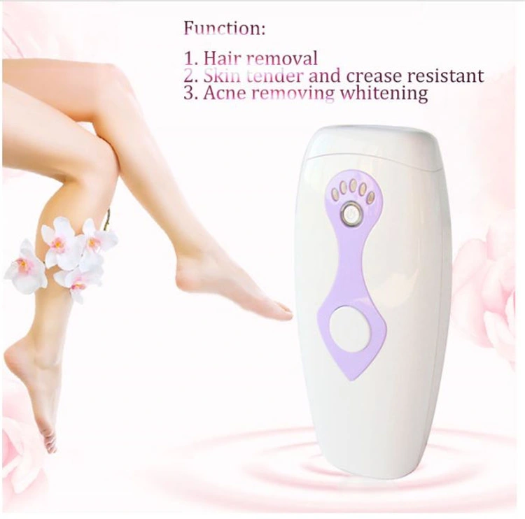 Dispositivo de Beleza Mini Epilador Elétrico a Laser para Remoção de Cabelo Indolor