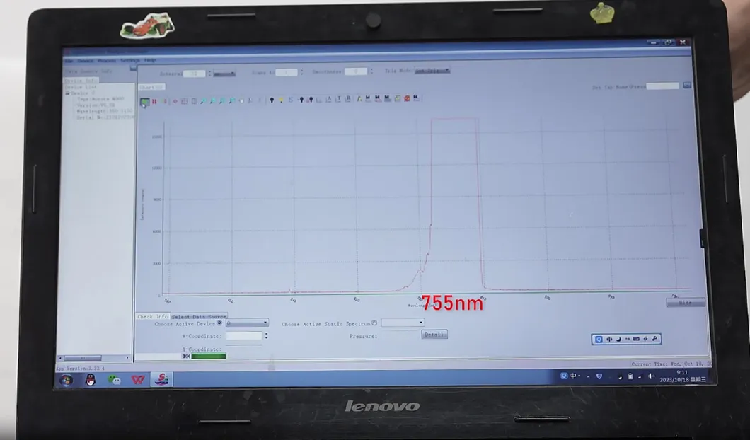 Remoção de pelos a laser com dispositivo de laser de pele de longa pulsação ND YAG Alexandrite 755 Nm