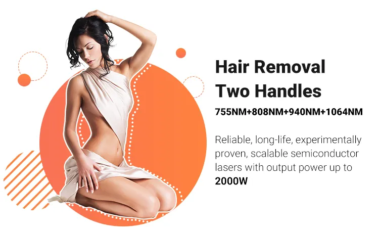 Dispositivo de Remoção de Cabelo a Laser Vertical para Salões