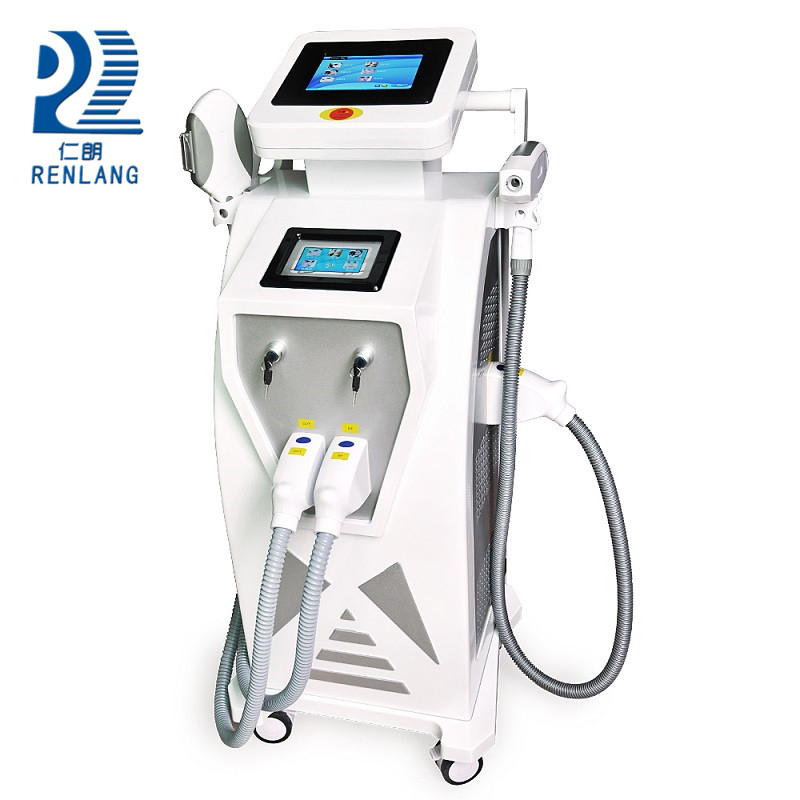 Equipamento de Beleza para Remoção de Tatuagem a Laser RF e Remoção de Pelo IPL em Salão de Beleza