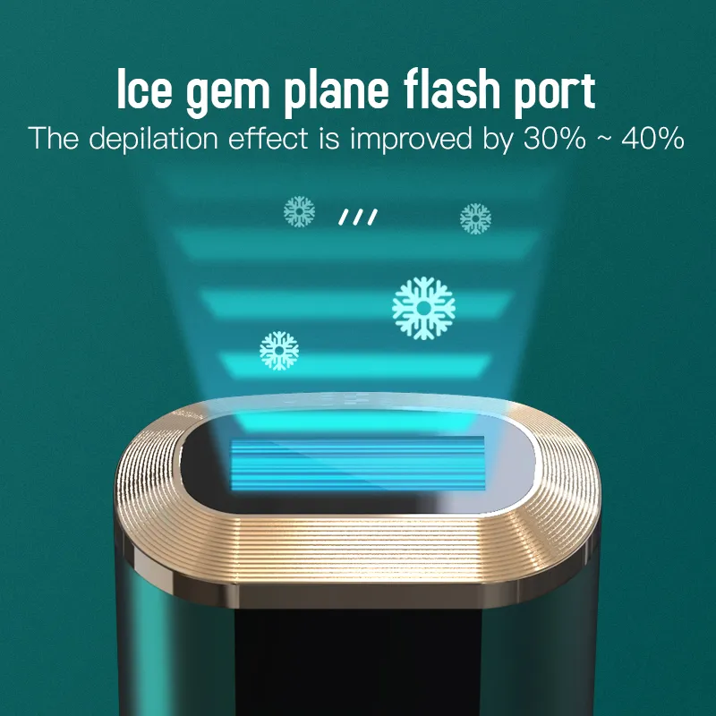 Removedor de pelos elétrico epilador, dispositivo de remoção de pelos a laser IPL mini de safira para uso doméstico SPA