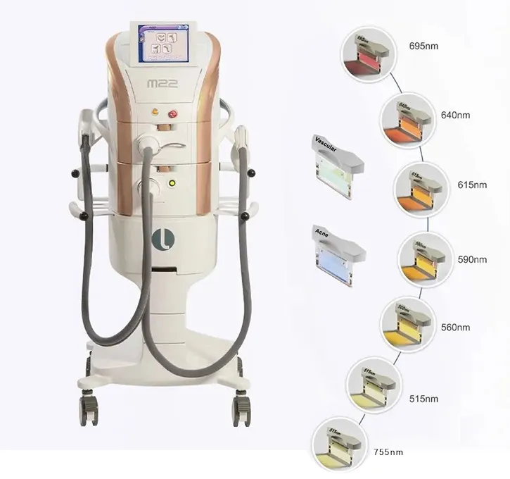 Máquina de Remoção de Pelos a Laser Permanente Luminel Super Hair Removal Opt Photon Rejuvenation da Lumenis Professional M22