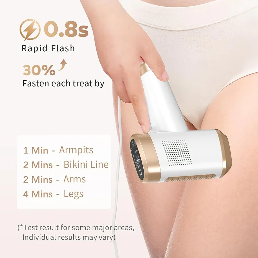 Portable Ice Hair Reduction Laser Hair Removal Beauty Device at-Home